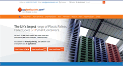 Desktop Screenshot of goplasticpallets.com